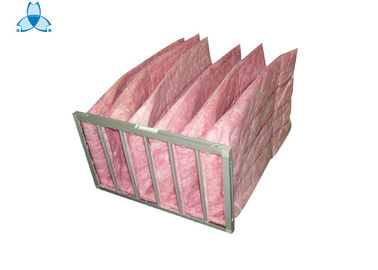 Cadre rose d'alliage d'aluminium du filtre à air F7, 6 filtres de manipulateur d'air de poches