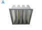 Cadre en plastique de ventilation du système V de banque d'ABS gris de filtre pour l'industrie