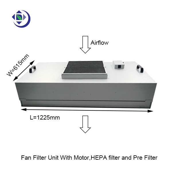 4x2 l'unité de filtrage de fan des pieds HEPA avec le moteur, filtre de HEPA et filtrent pré pour la pièce propre 0