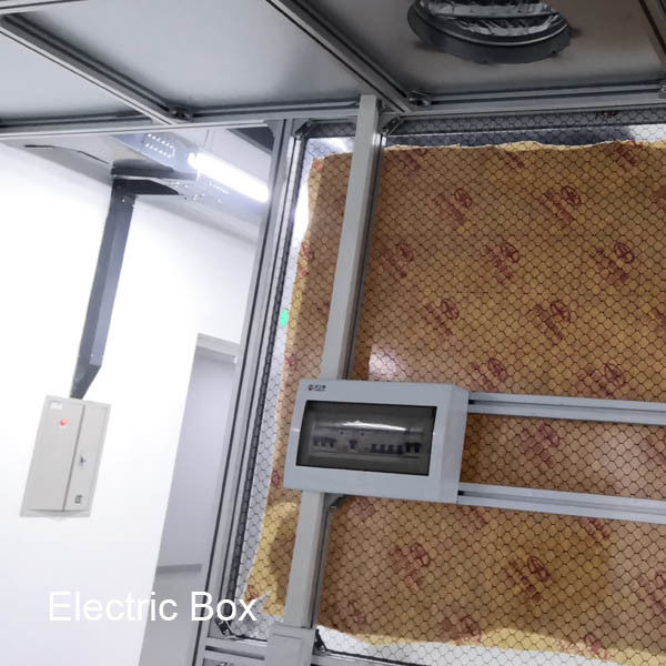 Structure en aluminium d'équipement de pièce propre de la classe 10000 FFU avec les portes coulissantes/cabine propre pharmaceutique 3
