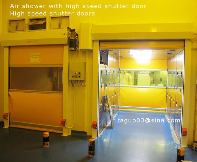 Grande douche d'air de Cleanroom de la cargaison 400W avec la porte de volet, filtre de HEPA 4