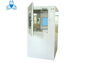 Boîte de passage médicale de douche d'air avec le couplage électrique, acier inoxydable 304 à l'intérieur, avec la fan de ventilateur
