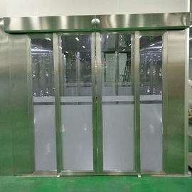 Système de douche d'air de pièce propre avec les portes coulissantes automatiques pour des personnes et des marchandises