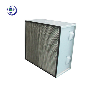 acheter La classe H14 deux manipule le filtre à air en forme de boîte de Hepa avec l'aluminium d'Alminum online manufacture