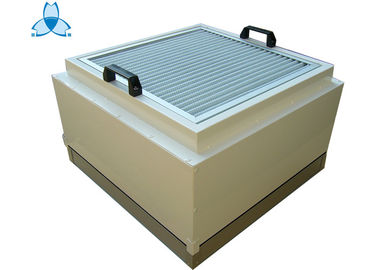 acheter 0,3 unités de filtrage de fan du μM 220V FFU avec le filtre de HEPA et filtrent pré la taille 615x615mm, saupoudrent le matériel en acier enduit online manufacture