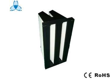 acheter Filtre à air compact peint par couleur adapté aux besoins du client, type filtre de V pour le système d'épurateur d'air online manufacture