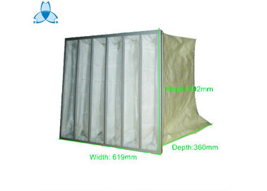 acheter Filtre à air 619*360*592mm de poche de fibre synthétique pour le filtrat la poussière Partcles online manufacture
