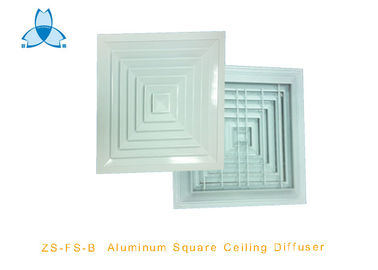 acheter Le diffuseur d'air de plafond de 4 manières avec l'amortisseur, saupoudrent la finition extérieure enduite online manufacture