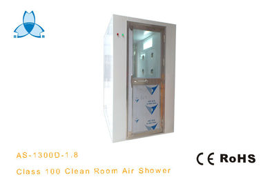 acheter Douche d'air enduite de Cleanroom de poudre, pièce protégée de la poussière avec les portes d'oscillation simples de feuille online manufacture