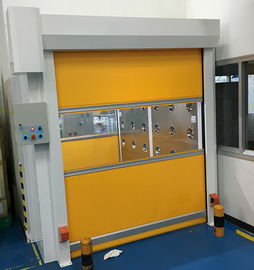 acheter Le tunnel de douche d'air de cargaison de W1800mm avec des portes de volet de vitesse rapide pour pour le chariot élévateur, poudre a enduit le matériel en acier online manufacture