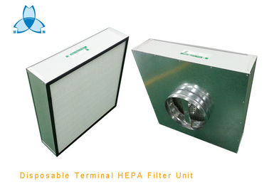 acheter L'unité de filtrage jetable du terminal HEPA a non motorisé le type, l'unité de filtrage de la boîte HEPA, HEPA pour le plafond online manufacture