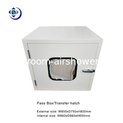 acheter Porte de transfert en poudre en acier revêtu de salle blanche boîte de transfert en taille W650xD650xH660mm online manufacture