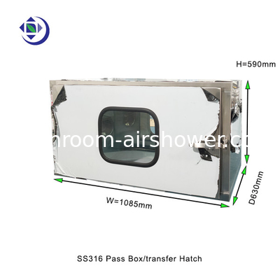 acheter SS316 Salle blanche Passer par la boîte / Portée de transfert Pas de filtration online manufacture