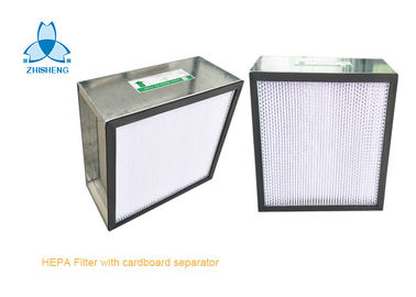 acheter Boîte jetable anodisée de filtre du cadre en aluminium H13 H14 HEPA avec des médias de fibre de verre online manufacture