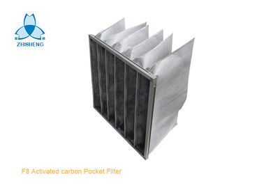 acheter F8 à charbon actif et type rigide en aluminium du cadre V de filtre à air de médias de fibre synthétique online manufacture