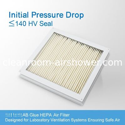 acheter Baisse de pression initiale ≤ 140 HV Sceau AB Filtre à air HEPA adhésif conçu pour les systèmes de ventilation de laboratoire garantissant la sécurité de l'air fabrication en ligne