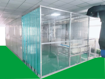 acheter Cabine propre d'ISO7 Softwall avec l'installation facile antistatique de matériaux de rideau en PVC online manufacture
