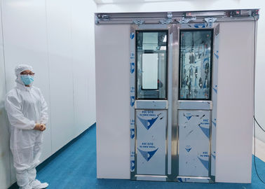 acheter AS-2040D-2.2-AD Douche à air de salle blanche avec portes coulissantes à double feuille online manufacture