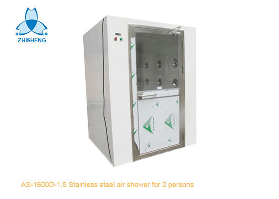 acheter Douche d'air de Cleanroom de portes d'oscillation d'acier inoxydable pour la personne 2 online manufacture