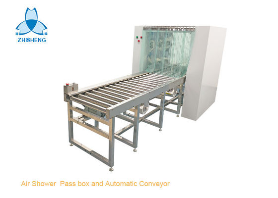 acheter Boîte de passage en acier de douche d'air de Cleanroom et convoyeur de rouleau automatique online manufacture