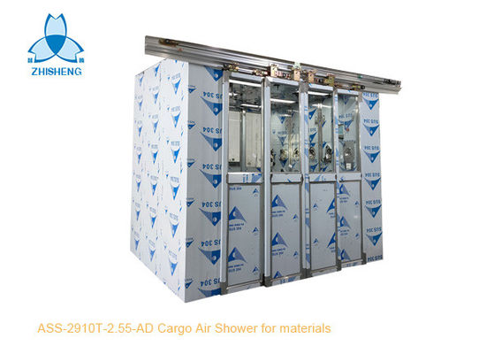 acheter Tunnel de douche d'air de cargaison avec 4 portes coulissantes automatiques de feuille online manufacture