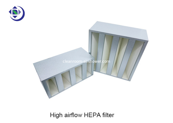 acheter Haut filtre du contrat HEPA d'Aiflow H13 H14 4V avec le cadre galvanisé online manufacture