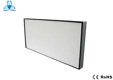 Le mini caoutchouc plissé de mastic de polyuréthane de filtre à air de Hepa de panneau, milieu de fibre de verre