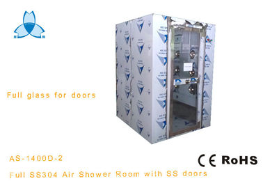 Pleine douche d'air en verre de soufflement automatique d'acier inoxydable des portes SS304 pour 3-4persons