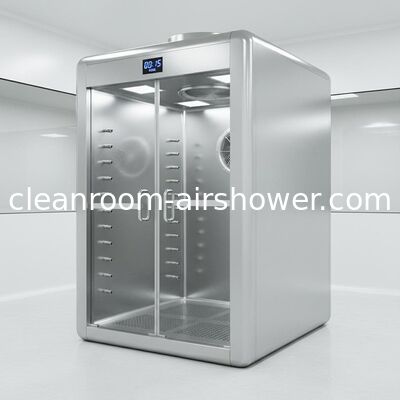 Douche à air de salle blanche automatique et manuelle intégrant un ventilateur centrifuge et un éclairage LED pour l'élimination des particules en suspension dans l'air pour salle blanche