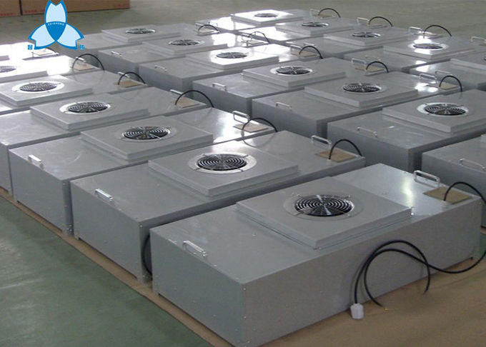 0,3 unités de filtrage de fan du μM 220V FFU avec le filtre de HEPA et filtrent pré la taille 615x615mm, saupoudrent le matériel en acier enduit 0