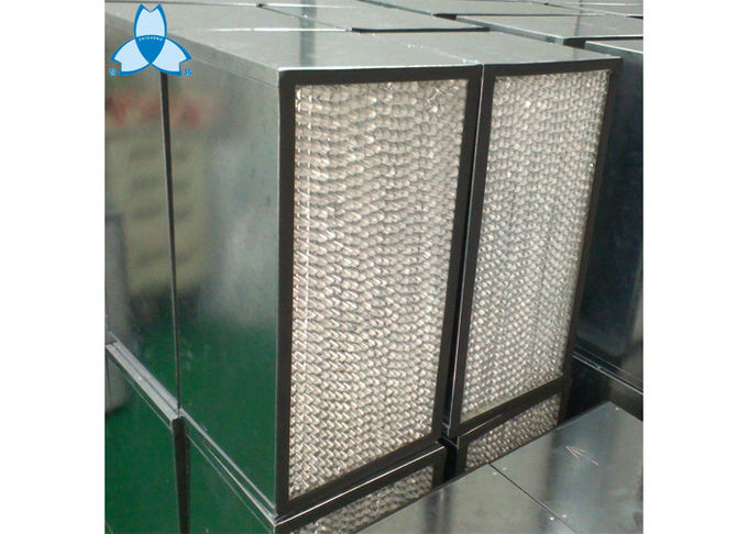 Séparateur en aluminium en forme de boîte galvanisé de filtre à air de Hepa de cadre pour pharmaceutique, laboratoire 0