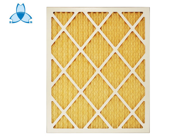 De papier filtre à air jaune pré pour le milieu - filtres d'efficacité ou filtres de Hepa 0