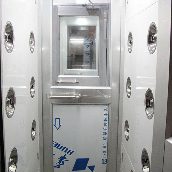 Douche d'air de soufflement automatique de Cleanroom avec la porte d'oscillation en aluminium de W730mm, largeur de 1230mm 1