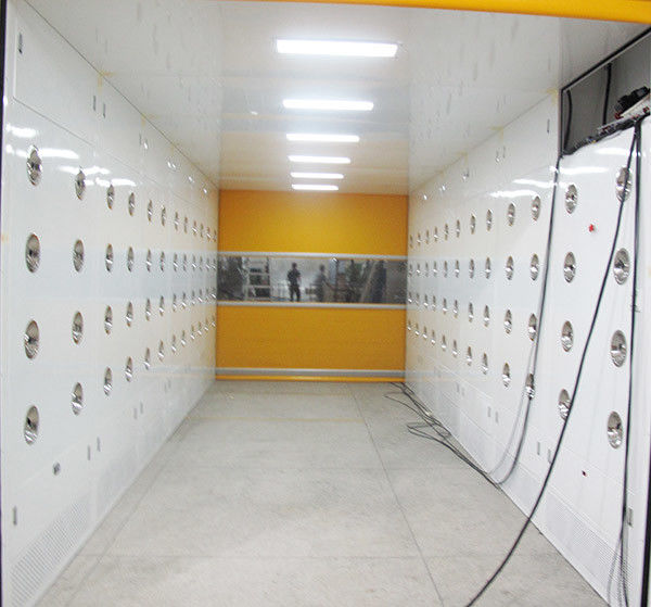 Tunnel de douche d'air pur d'OEM avec de hautes portes automatiques de volet de vitesse rapide par le détecteur radar 1
