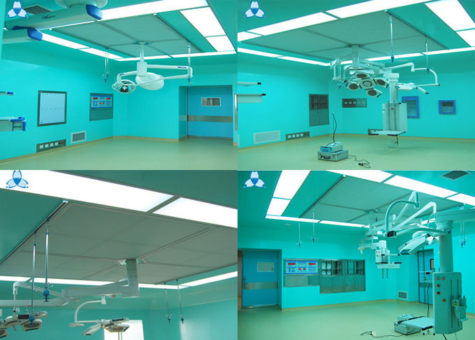 Plafond laminaire d'approvisionnement de flux d'air de la classe 6 pour le Cleanroom d'opération d'hôpital 2