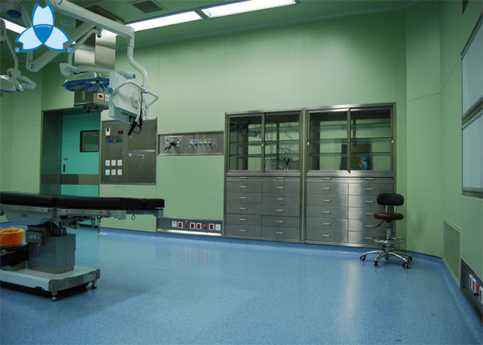 Armoires à pharmacie faites sur commande propres d'air d'hôpital, armoire à pharmacie incorporée anodisée d'acier inoxydable 2
