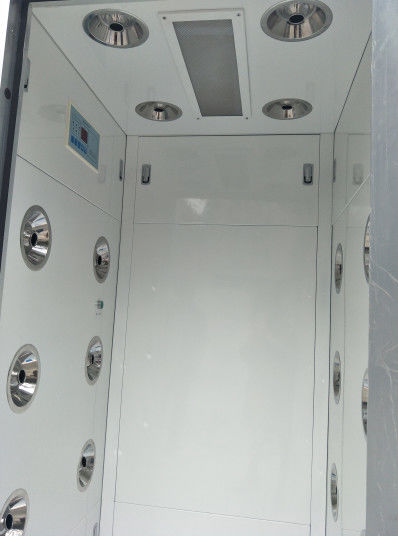 Douches d'air verticales de pièce propre avec le contrôle de portes en aluminium d'oscillation par le panneau de commande d'IC 1